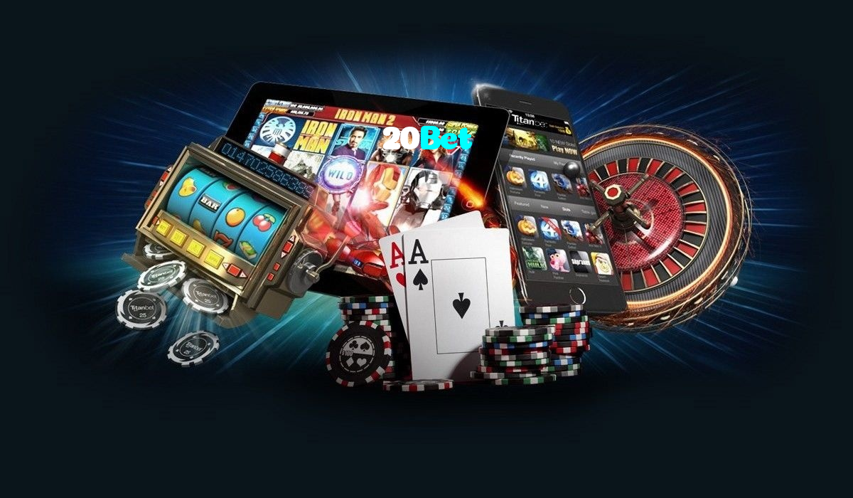 20Bet casino presented on mobile device in Pakistan with slots and live games